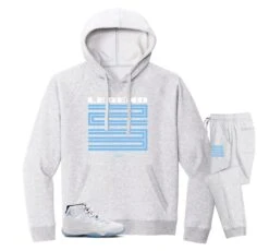 Retro 11 Legend Blue Crest Hoodie Jogger Set