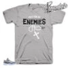 Retro 11 Cool Grey Enemies Shirt -Sneaker Threads Shop jordan 11 low cool grey tees matching shoes
