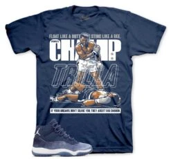 Retro 11 Midnight Navy Trilla Shirt