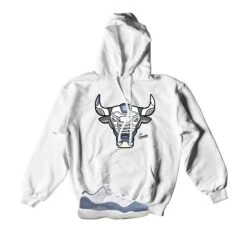Retro 11 Low Diffused Blue War Bully Hoody