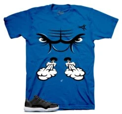 Retro 11 Low Space Jam Raging Face Shirt