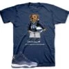 Retro 11 Midnight Navy Icy Bear Shirt -Sneaker Threads Shop jordan 11s midnight navy sneaker t shirts