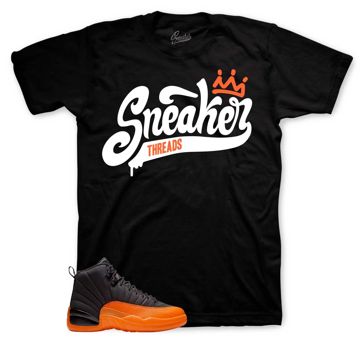 Retro 12 Brilliant Orange ST Crown Shirt 3 Retro 12 Brilliant Orange ST Crown Shirt