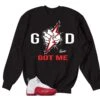 Retro 12 Cherry God Got Me Sweater