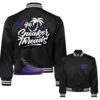 Retro 12 Field Purple ST Palms Varisity Jacket -Sneaker Threads Shop jordan 12 field purple svarsity jacket