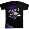 Retro 12 Field Purple Money Over Love Shirt -Sneaker Threads Shop jordan 12 field purple tees match