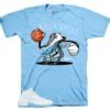 Retro 12 University Blue Fly Kicks Shirt -Sneaker Threads Shop jordan 12 melo university blue tees