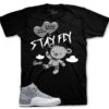 Retro 12 Stealth Money Over Love Shirt -Sneaker Threads Shop jordan 12 stealth sneaker tee