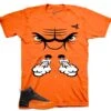 Retro 12 Brilliant Orange Raging Face Shirt -Sneaker Threads Shop jordan 12s brilliant orange tees match