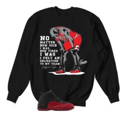 Retro 12 Flu Game No Matter Sweater