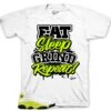 Retro 13 Bright Cactus Daily Routine Shirt -Sneaker Threads Shop jordan 13 bright cactus tees 6428074e 653d 4174 ac8b 4e4f175efdc3