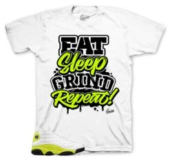 Retro 13 Bright Cactus Daily Routine Shirt