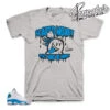 Retro 13 Blue Italy Scared Money Shirt -Sneaker Threads Shop jordan 13 italy blue shirts