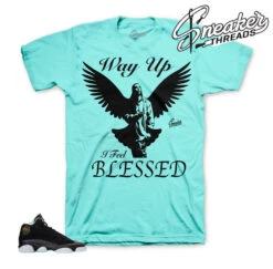 Retro 13 Mint Way Up Shirt