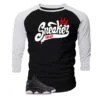 Retro 13 Playoff St Crown Raglan Shirt -Sneaker Threads Shop jordan 13 playoffs sneaker raglan