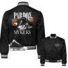 Retro 13 Black Flint I Fly Kicks Jacket -Sneaker Threads Shop jordan 13s black flint jacket