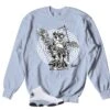 Retro 13 Blue Grey St. Micheal Sweater