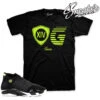 Retro 14 Indiglo Original Shirt -Sneaker Threads Shop jordan 14 indiglo shirts match retro 14 vivid green tees