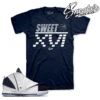Retro 16 Navy Sweet XVI Shirt -Sneaker Threads Shop jordan 16 midnight navy shirts match retro 16