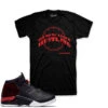 Retro 17 Gym Red Round Da Clock Shirt -Sneaker Threads Shop jordan 17 gym red tees match retro 17 bulls tees