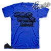 Retro 18 Royal Blessings Shirt -Sneaker Threads Shop jordan 18 black sport royal sneaker tees match wizards 18