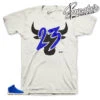 Retro 18 Blue Suede Toro Shirt -Sneaker Threads Shop jordan 18 blue suede shirt match retro 18 suede pack