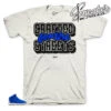 Retro 18 Blue Suede Crafted Shirt -Sneaker Threads Shop jordan 18 blue suede shirts match retro 18 suede pack