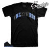 Retro 18 Royal Stitched Bless Shirt -Sneaker Threads Shop jordan 18s black sport royal sneaker shirts match wizards 18