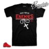 Retro 18 Toro Enemies Shirt -Sneaker Threads Shop jordan 18s toro gym red tees shirt matching shoes