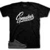 Retro 1 Black Phantom ST Logo Shirt -Sneaker Threads Shop jordan 1s travis scott black phantom shirt