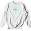 Retro 1 Turbo Green Greatness Cross Sweater -Sneaker Threads Shop jordan 1s turbo green sweaters matching
