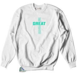 Retro 1 Turbo Green Greatness Cross Sweater