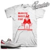 Retro 2 Bred BMF WHITE Shirt -Sneaker Threads Shop jordan 2 bred shirts match retro 2 chicago low