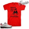 Retro 2 Bred BMF Shirt -Sneaker Threads Shop jordan 2 bred tees match retro 2 chicago low