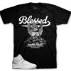 Retro 2 Cement Grey Blessed Angel Shirt -Sneaker Threads Shop jordan 2 cement grey shirts