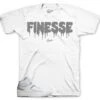Retro 2 Cement Grey Finesse Shirt -Sneaker Threads Shop jordan 2 cement grey tee match