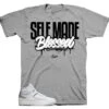 Retro 2 Cement Grey Self Made Shirt -Sneaker Threads Shop jordan 2 cement grey tees match
