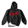 Retro 2 Chicago Script Hoody 1 Retro 2 Chicago Script Hoody -Sneaker Threads Shop jordan 2 chicago hoodie matching