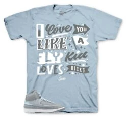 Retro 2 Cool Grey Love Kicks Shirt