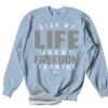 Retro 2 Cool Grey My Life Sweater -Sneaker Threads Shop jordan 2 cool grey sweater
