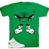 Retro 2 Lucky Green Raging Face Shirt -Sneaker Threads Shop jordan 2 lucky green tee