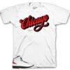 Retro 2 Chicago Script Shirt -Sneaker Threads Shop jordan 2s chicago sneaker shirt