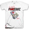 Retro 2 Chicago Bandemic Shirt -Sneaker Threads Shop jordan 2s chicago tees
