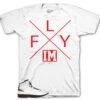 Retro 2 Chicago I'm Fly Shirt -Sneaker Threads Shop jordan 2s chicago tees match