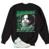 Retro 2 Lucky Green Nineties Sweater -Sneaker Threads Shop jordan 2s lucky green sweater