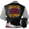 Retro 3 Cardinal Red Young Fresh Fly Jacket -Sneaker Threads Shop jordan 3 cardinal red jackets match