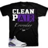 Retro 3 Dark Iris Clean Pair Shirt -Sneaker Threads Shop jordan 3 dark iris sneaker shirt match