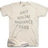 Retro 3 Muslin Social Distance Shirt -Sneaker Threads Shop jordan 3 muslin sneaker tee