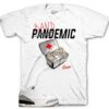 Retro 3 Reimagined White Cement Bandemic Shirt -Sneaker Threads Shop jordan 3 reimagined white cement sneaker sneaker shirt