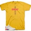 Retro 3 Sunset Greatness Cross Shirt -Sneaker Threads Shop jordan 3 sunset j balvin shirt match